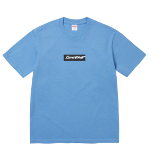 Supreme Futura Box Logo Tee - Bright Blue